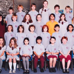 Class 4-5 with teacher Mrs Cummings – 2010