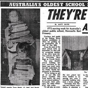 Newcastle Herald article on school move