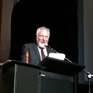 Principal John Beach at Bicentennial Dinner address