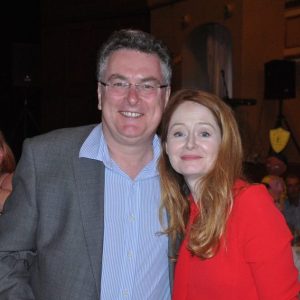 Richard Suters and Miranda Otto at bicentenary dinner