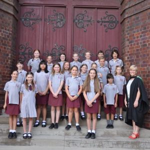 School choir at cathedral service